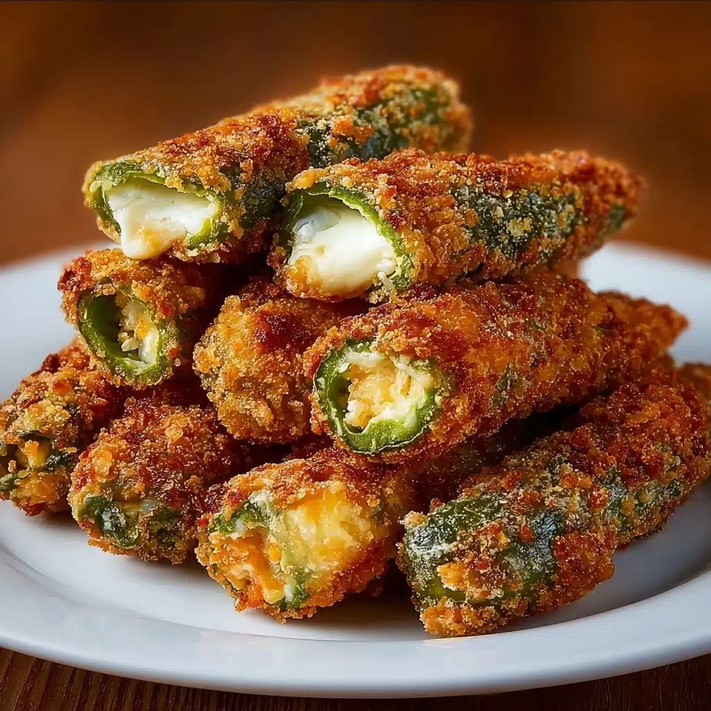 Pepper Jack Cheese Stuffed Fried Okra Recipe - Recipe Image