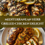 Mediterranean Herb Crusted Grilled Chicken Recipe