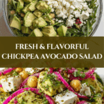 Chickpea Feta Avocado Salad Recipe