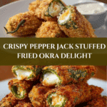 Pepper Jack Cheese Stuffed Fried Okra Recipe