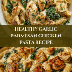 Healthy Garlic Parmesan Chicken Pasta Recipe