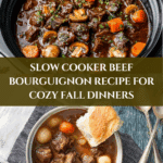 Slow Cooker Beef Bourguignon Recipe