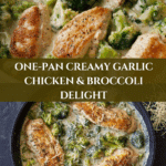 Creamy Garlic Chicken and Broccoli Skillet Recipe