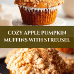 Apple Pumpkin Streusel Muffins Small Batch Recipe