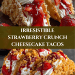Strawberry Crunch Cheesecake Tacos Recipe