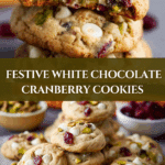 White Chocolate Cranberry Pistachio Cookies Recipe
