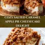 Salted Caramel Apple Pie Cheesecake Recipe