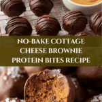 No-Bake Cottage Cheese Brownie Batter Protein Bites Recipe
