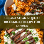 Steak Cheese and Rice Recipe