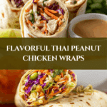 Thai Peanut Chicken Wraps Recipe