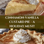 Eve Cinnamon-Vanilla Creamy Custard Pie Recipe