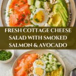 Cottage Cheese Salad With Smoked Salmon & Avocado Recipe