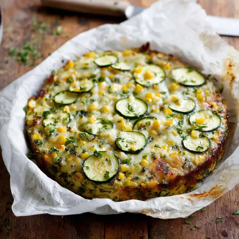 Sweet Corn and Zucchini Pie Recipe