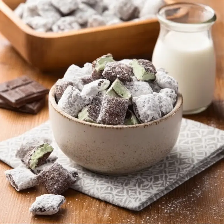 Mint Chocolate Puppy Chow Recipe