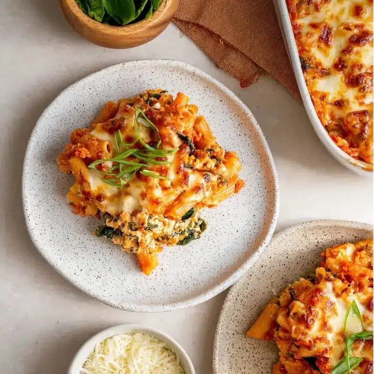 Cottage Cheese Pasta Bake Recipe