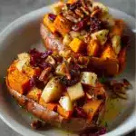 Cranberry Apple Twice-Baked Sweet Potatoes Recipe
