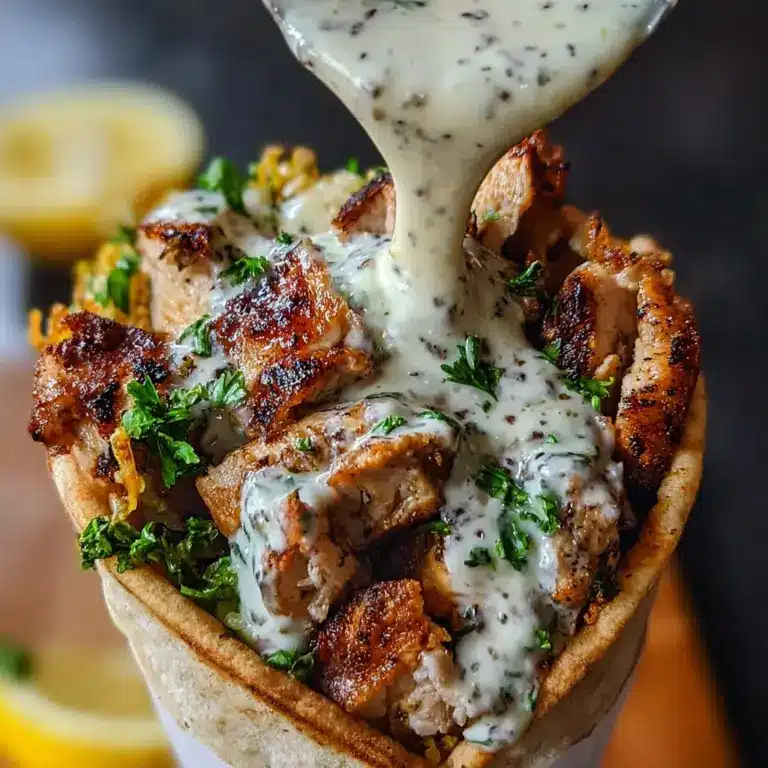 Chicken Shawarma with Garlic Sauce Recipe