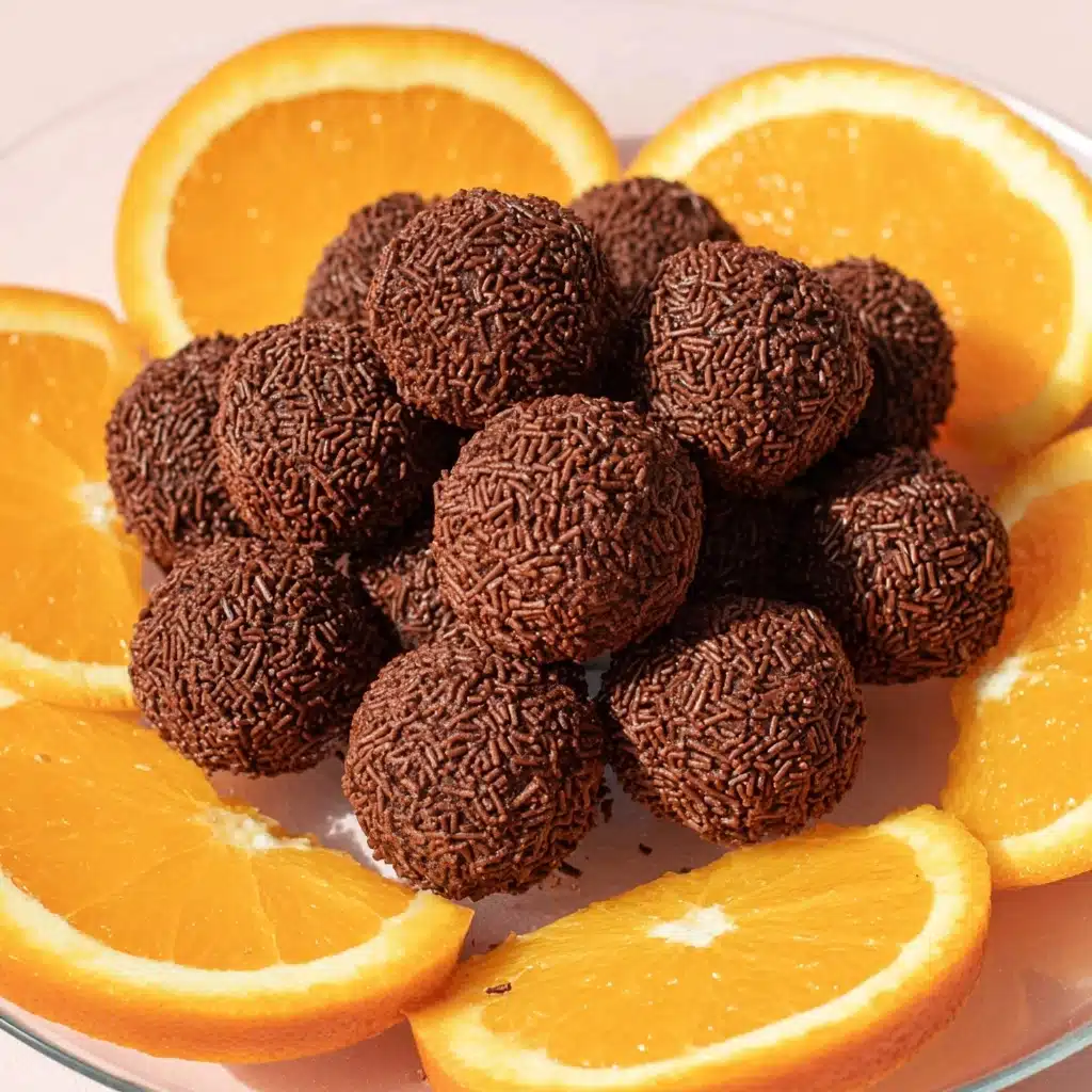 Juicy Orange Chocolate Christmas Truffles Recipe - Recipe Image