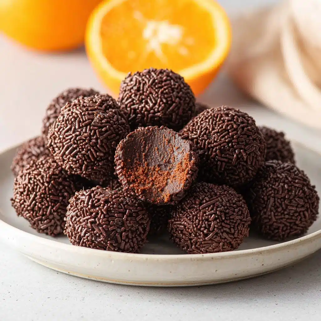 Juicy Orange Chocolate Christmas Truffles Recipe - Recipe Image