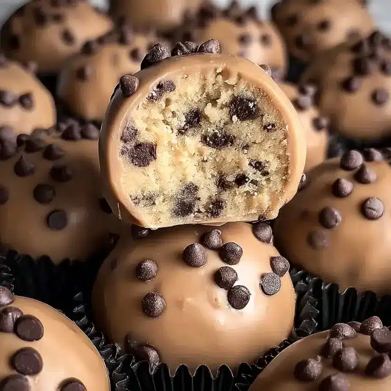 Chocolate Chip Cookie Dough Protein Balls Recipe