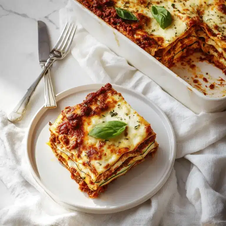 The Best Zucchini Lasagna Recipe