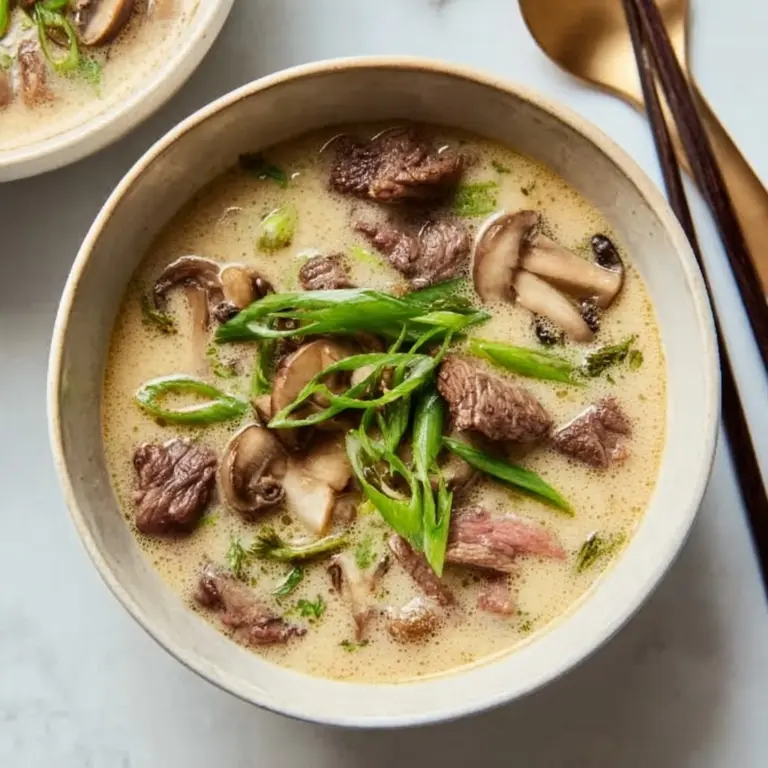 Creamy Steak and Potato Soup