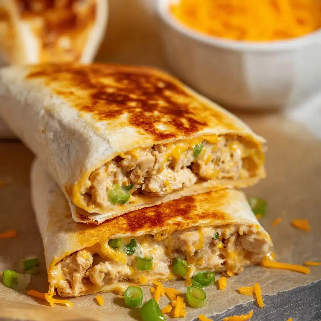 Cheesy Garlic Chicken Wraps Recipe That Everyone Loves Recipe - Recipe Image