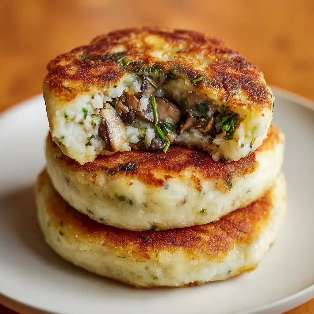 Stuffed Potato Cakes (Meat, Mushrooms) Recipe - Recipe Image