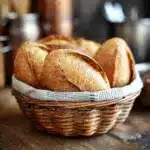 Crusty Chewy French Bread Rolls Artisan Perfection at HomeIngredients