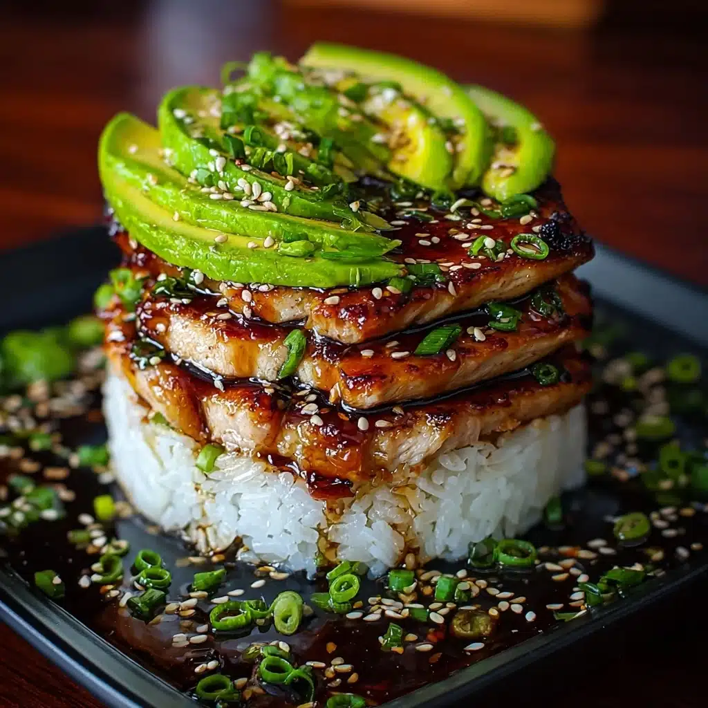 Teriyaki Chicken Avocado Rice Recipe - Recipe Image
