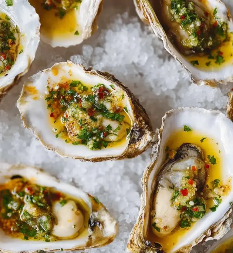 Zesty Grilled Oysters Recipe