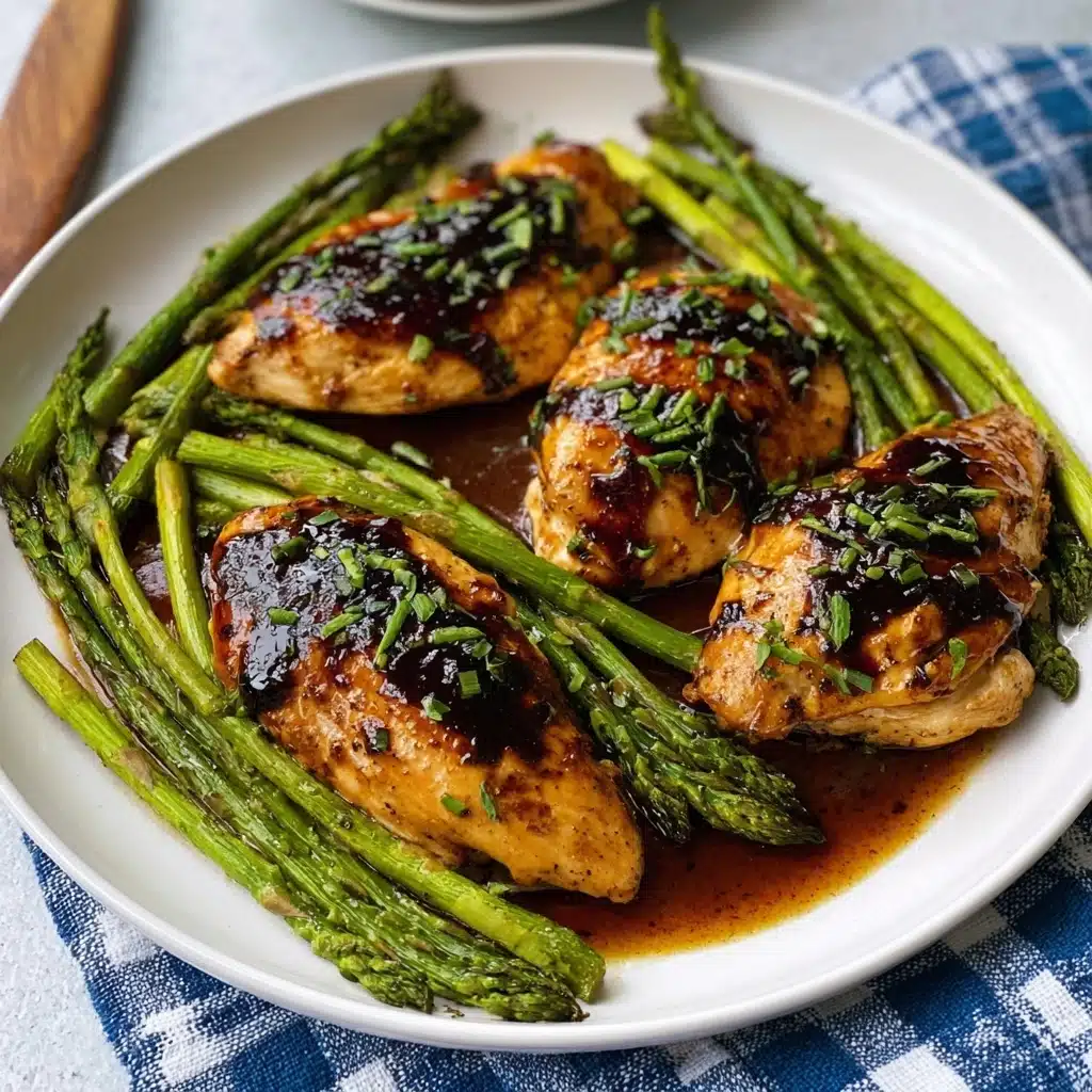One-Pan Balsamic Chicken & Asparagus Recipe - Recipe Image