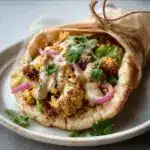 Chili Lime Chickpea Cauliflower Wrap Recipe