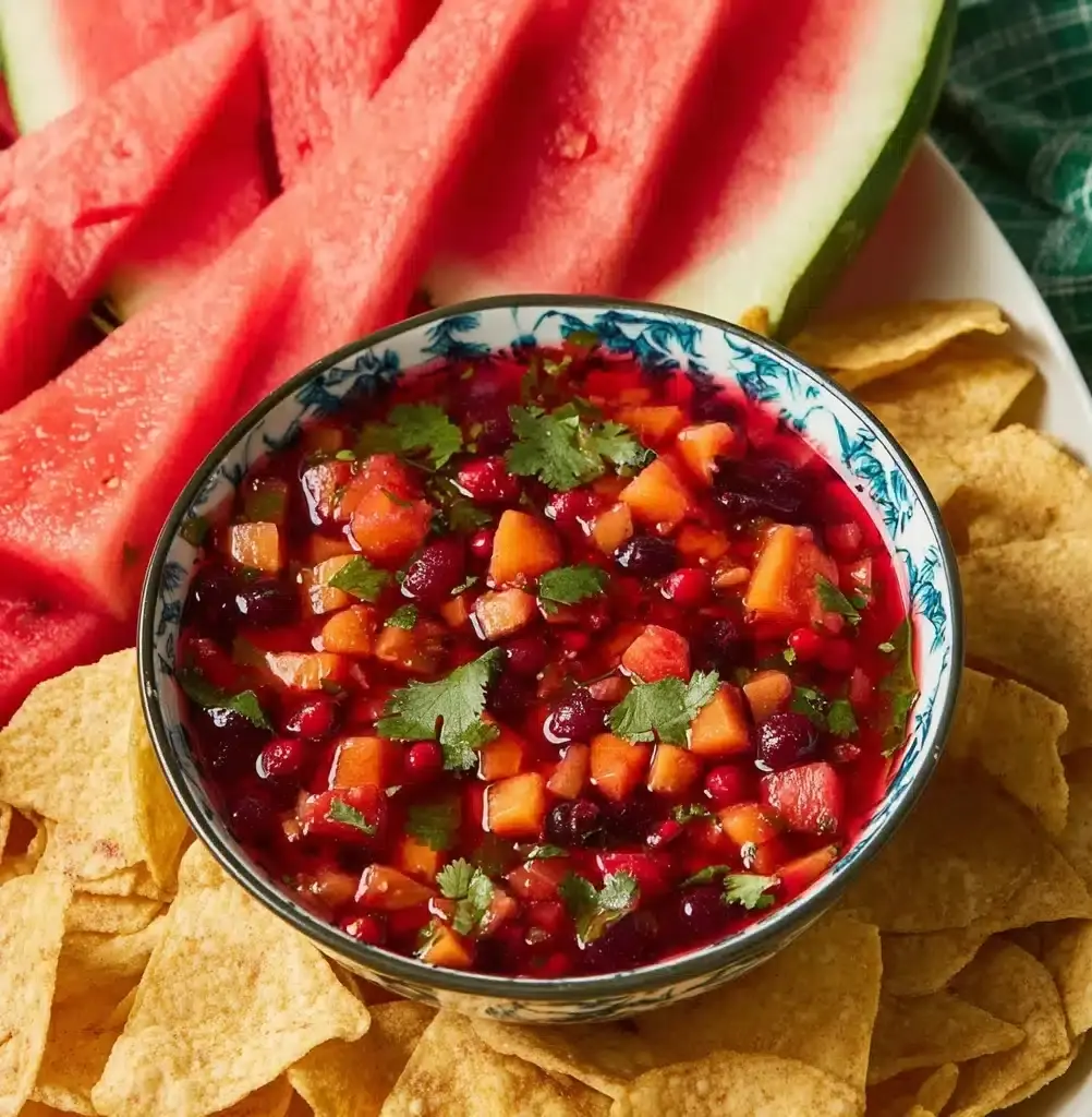 Delicious Peach Cherry Salsa Recipe