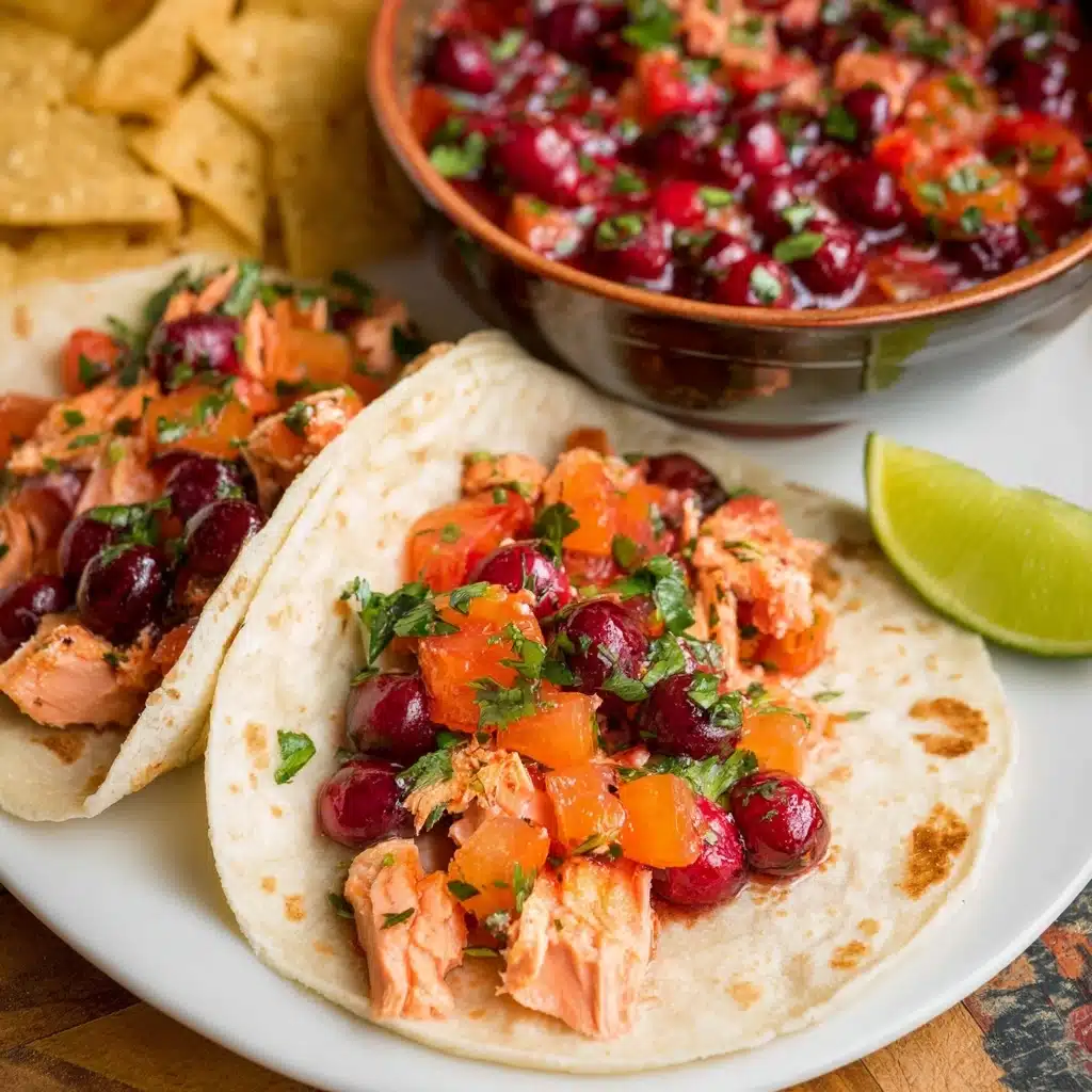 Delicious Peach Cherry Salsa Recipe - Recipe Image