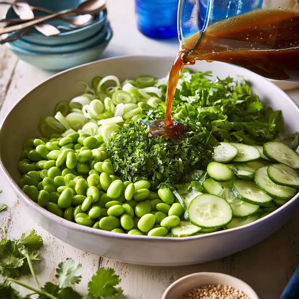 Spicy Cucumber Edamame Salad Recipe - Recipe Image