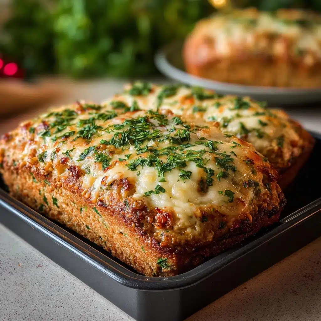 Juicy Garlic Parmesan Chicken Meatloaf Recipe - Recipe Image