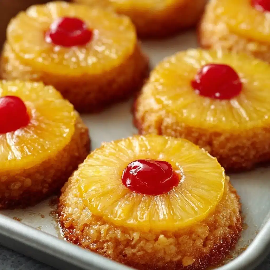 Pineapple Upside Down Sugar Cookies Recipe - Recipe Image