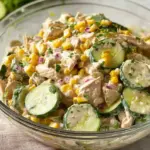 Street Corn Creamy Cucumber Salad Recipe