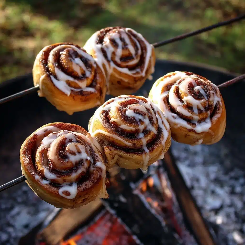 Campfire Cinnamon Roll-Ups on a Stick Recipe - Recipe Image