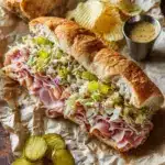 Cuban Garlic Bread Sandwiches Recipe