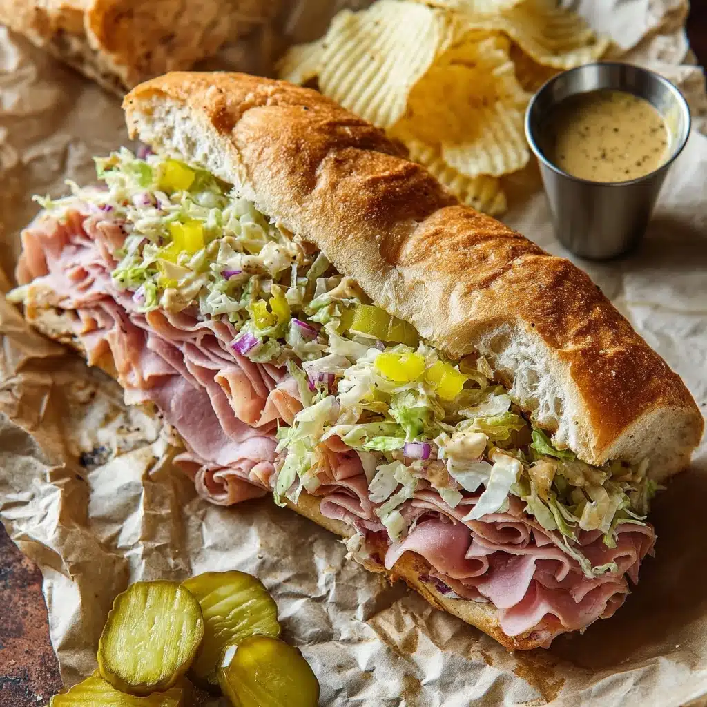Cuban Garlic Bread Sandwiches Recipe - Recipe Image