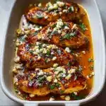 Hot Honey Feta Chicken Dish: A Deliciously Spicy and Savory Recipe