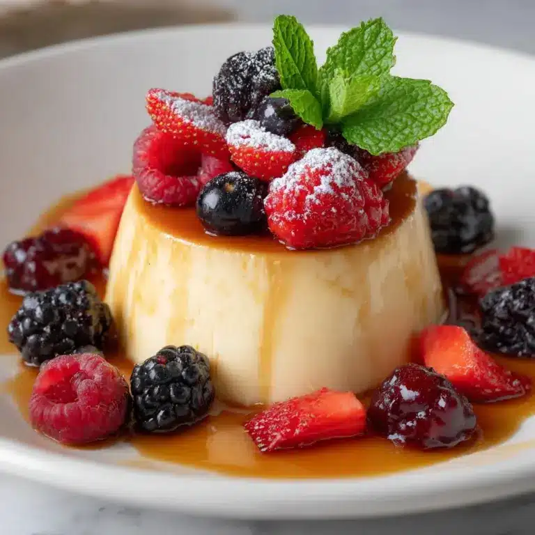 Bavarian Cream and Berries Recipe