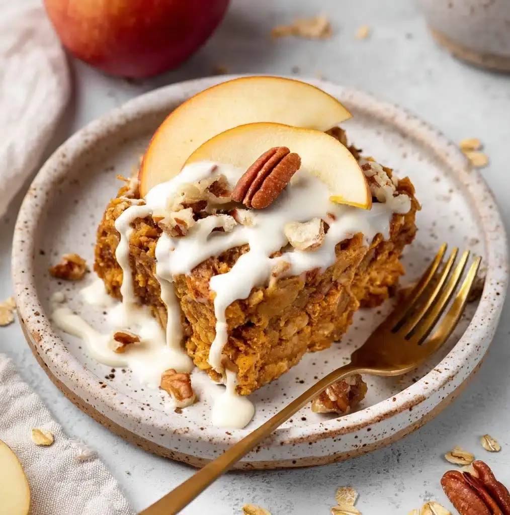 Pumpkin Apple Baked Oatmeal Recipe