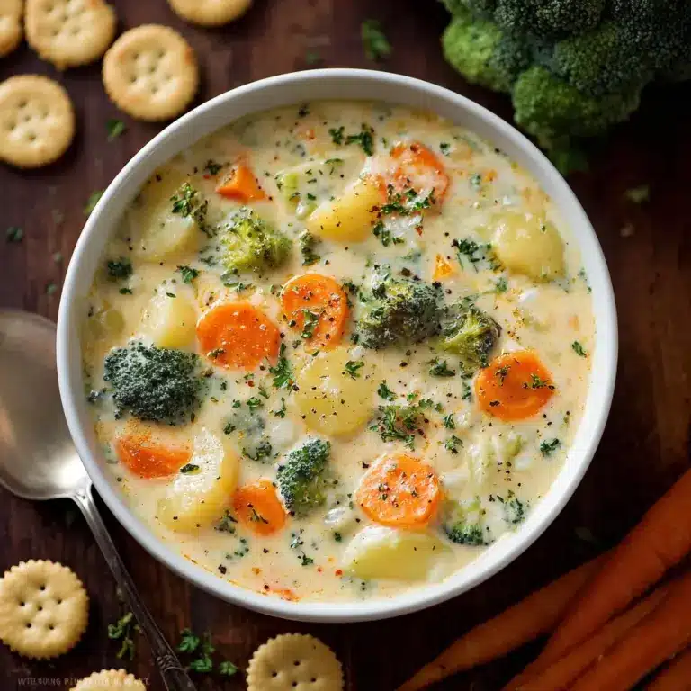 Cheesy Vegetable Chowder Recipe