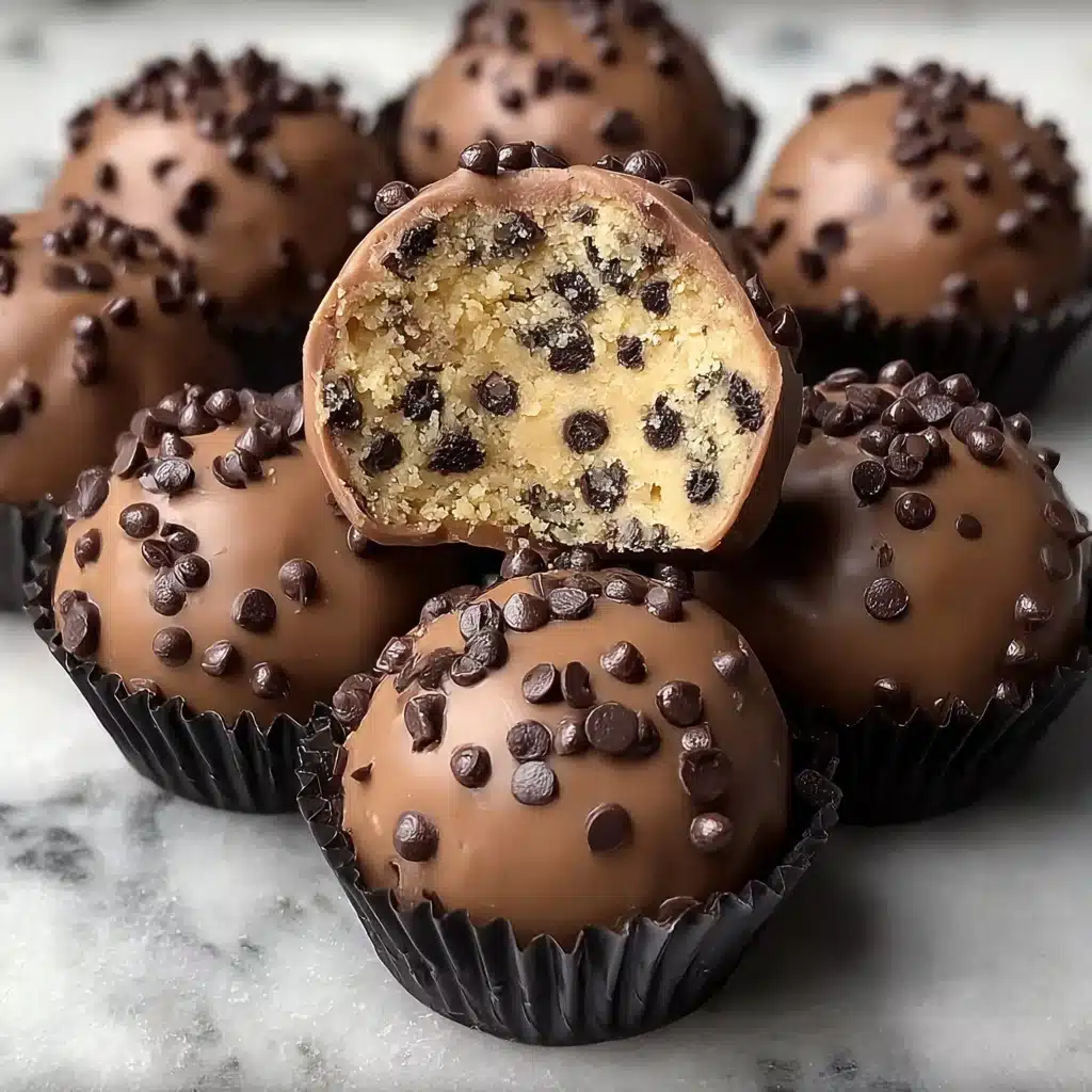 Chocolate Chip Cookie Dough Protein Balls Recipe - Recipe Image