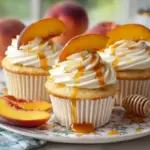 The Best Honey Peach Cream Cheese Cupcakes Recipe