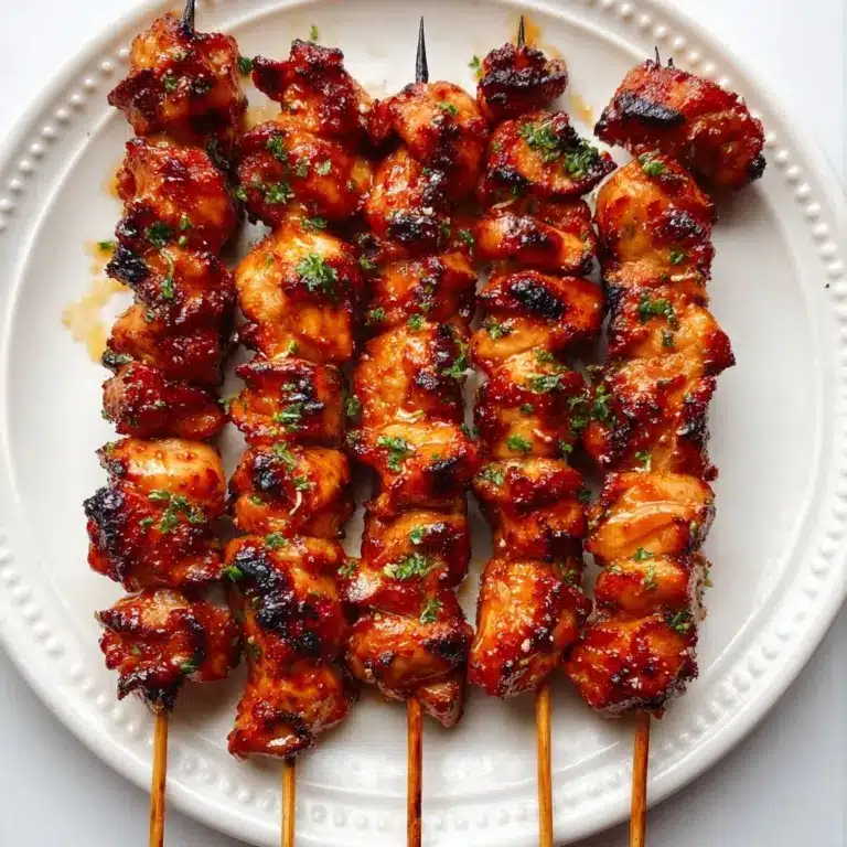 Korean Chicken Skewers Recipe