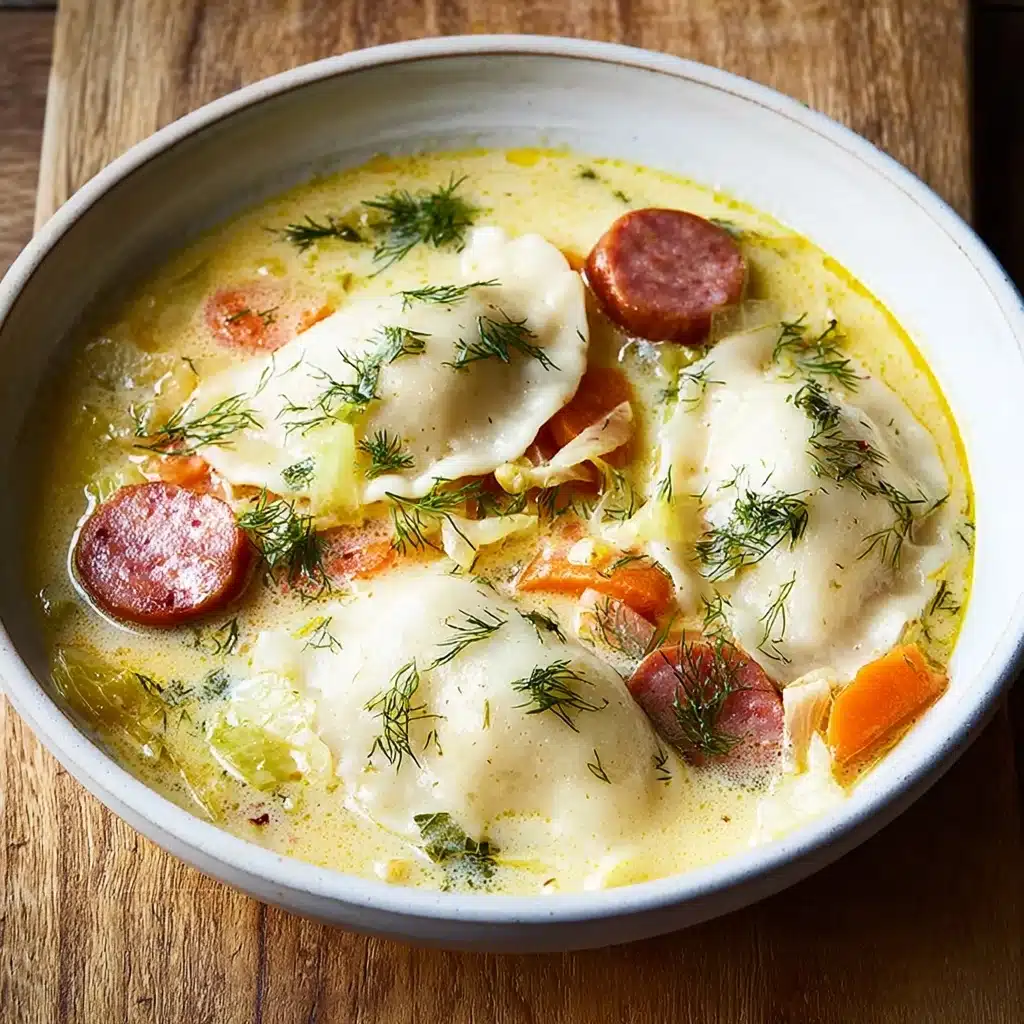 Pierogi Dill Soup Recipe - Recipe Image